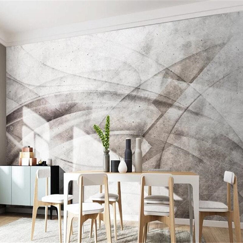 Mural Wallpaper Modern Simple Abstract Lines