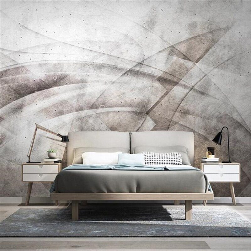 Mural Wallpaper Modern Simple Abstract Lines