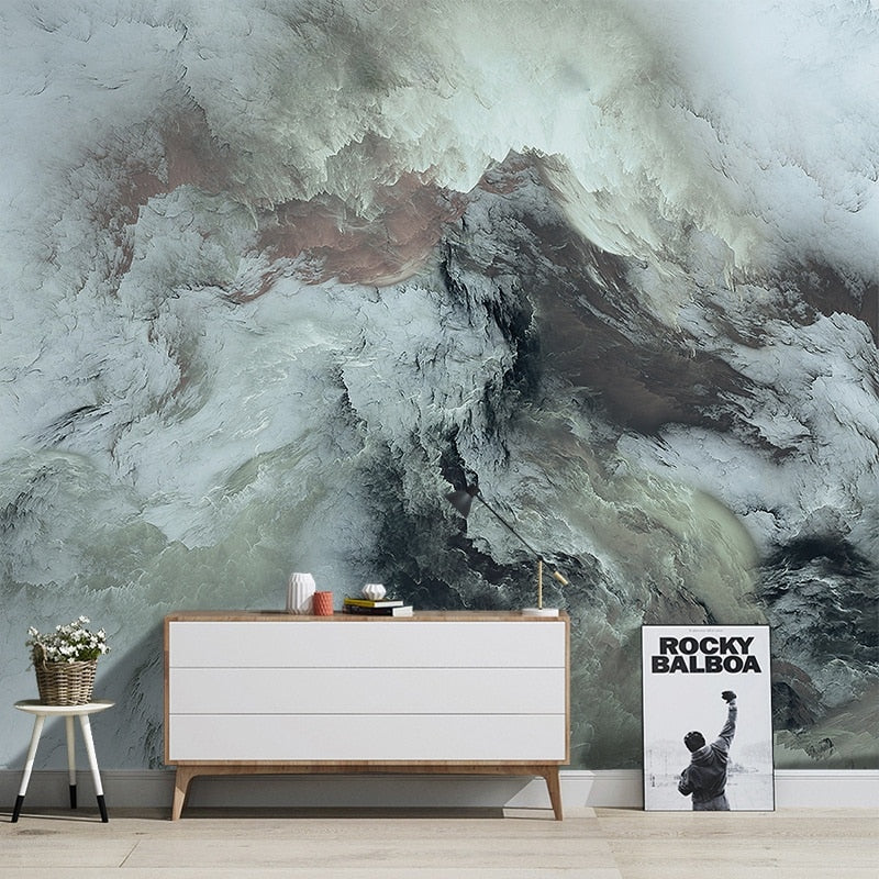 Mural Wallpaper Nordic Style Abstract Art