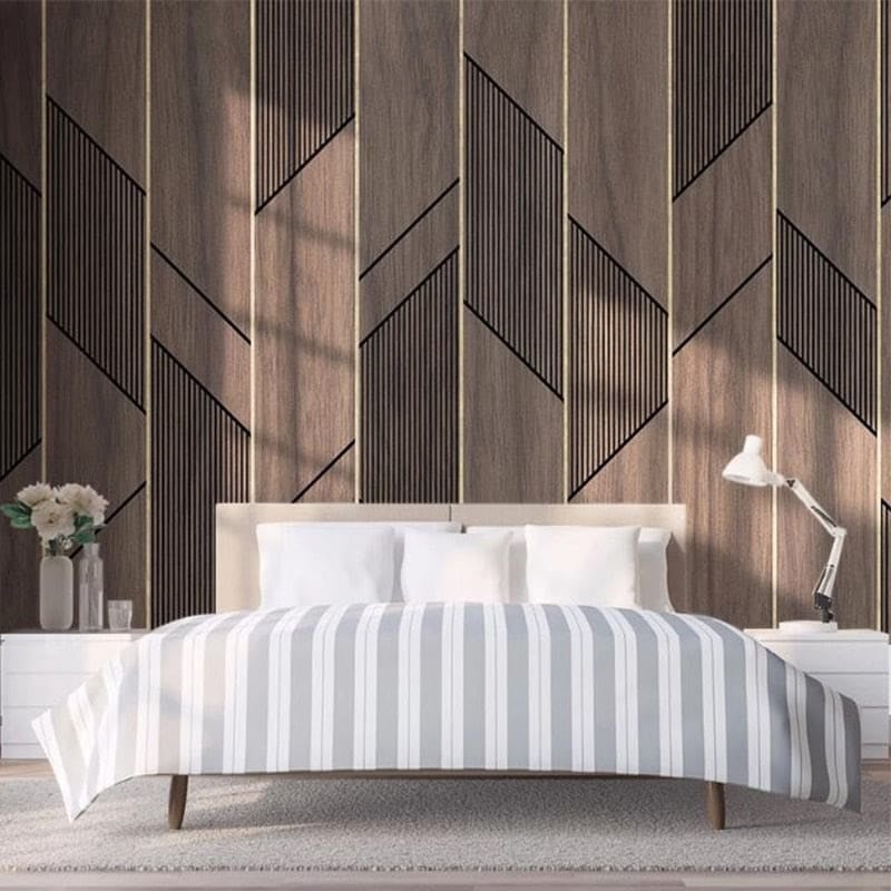 Panoramic wallpaper Geometric shape