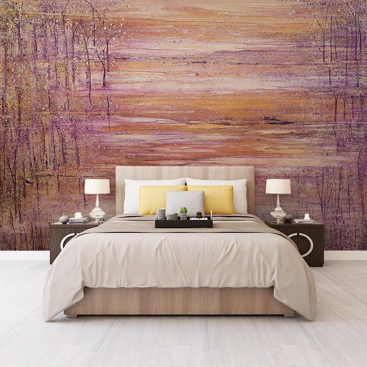 Size Wallpaper Mural Abstract Landscape Modern Art Wallcovering