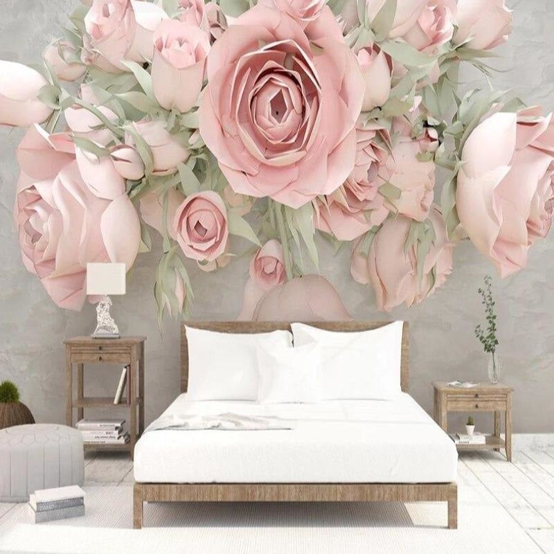 Flower Wallpaper Adult Bedroom