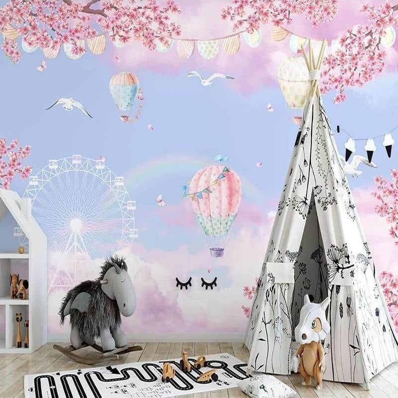 Floral Wallpaper Girl Room