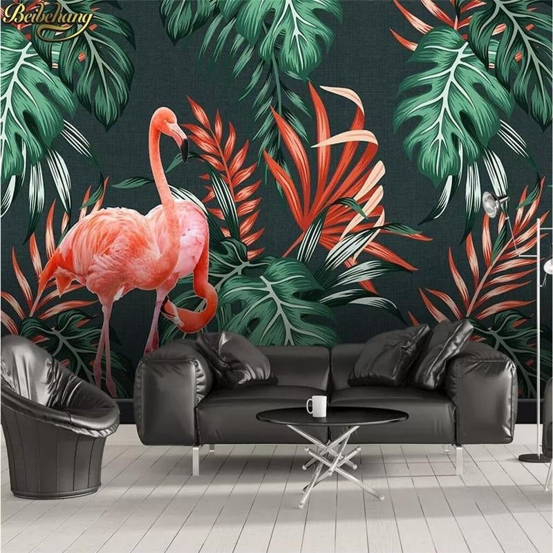 Chic jungle wallpaper