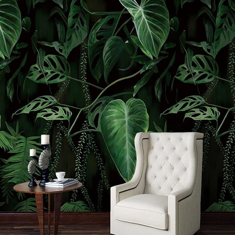 Green jungle wallpaper