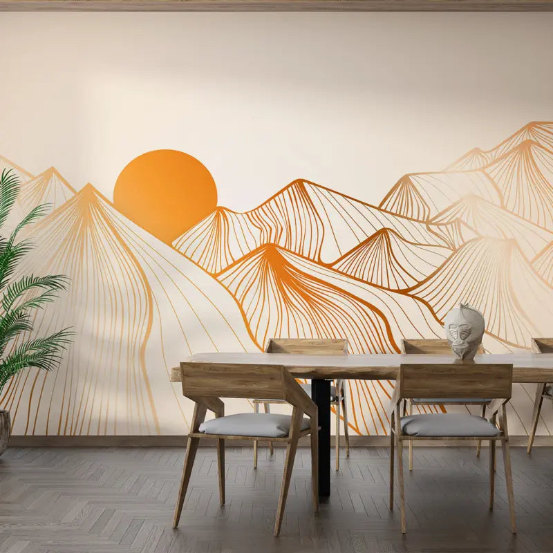 Design mountain wallpaper