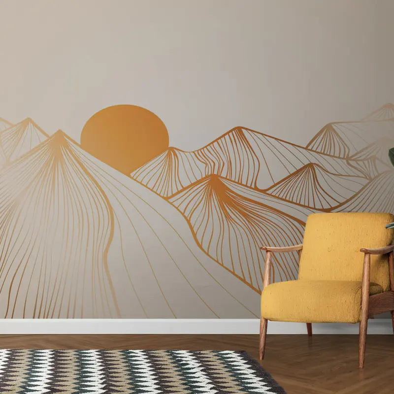 Design mountain wallpaper