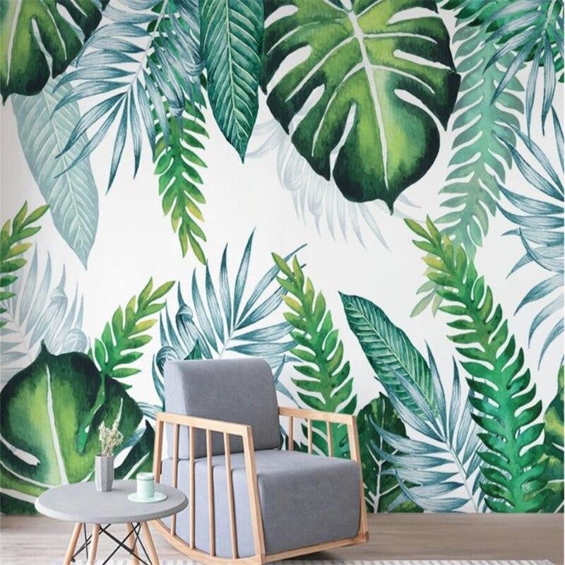 Jungle motif wallpaper